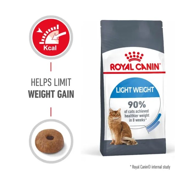 Royal Canin Cat Light Weight - Пълноценна суха храна за котки за предотратяване натрупването на наднормено тегло